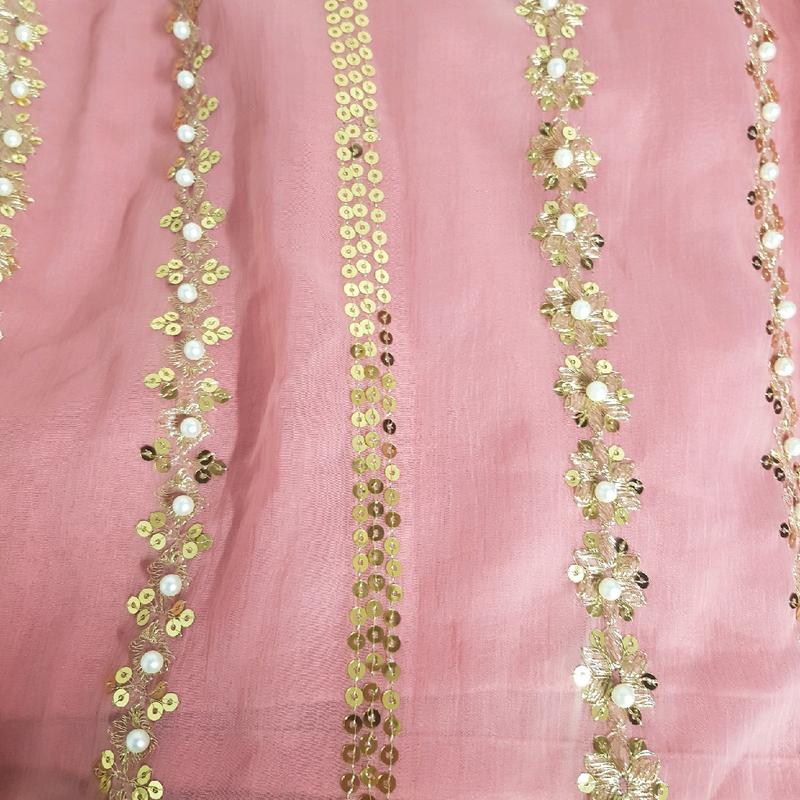 Eid collection  by Hania amir chiffon pearl collection tailor made suits 3