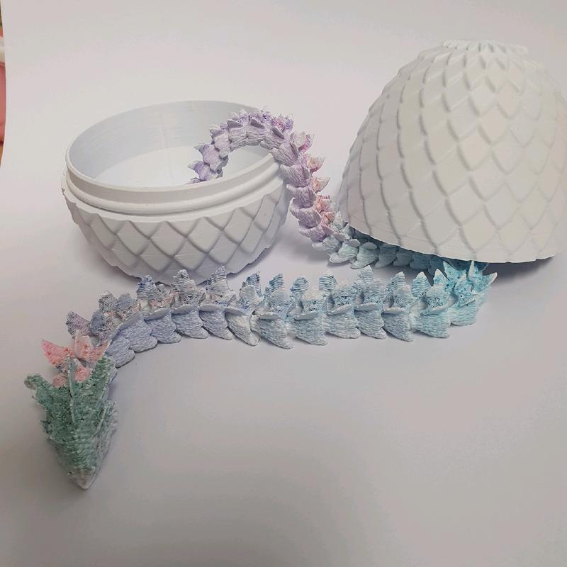 3d dragon and egg gift set for kids, DIY paint your own dragon 0