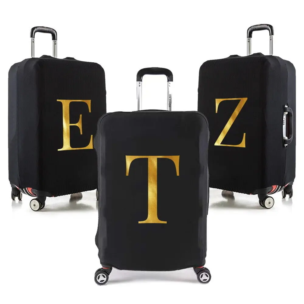 Suitcase Covers Protective Case Map Travel Luggage Cover Washable Elastic Cover for Baggage Fits 18-32 Inches Luggage for Business Trip Daily Using