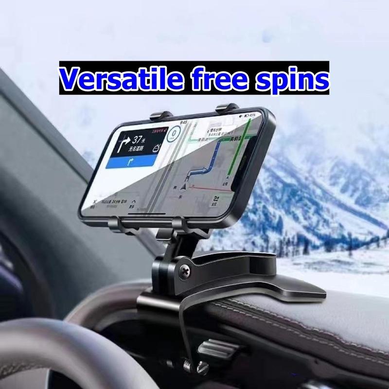 Product Introduction of Car Mobile Phone Holder Car Multifunctional Rotating Car Dashboard Rearview Mirror Navigation Holder 8