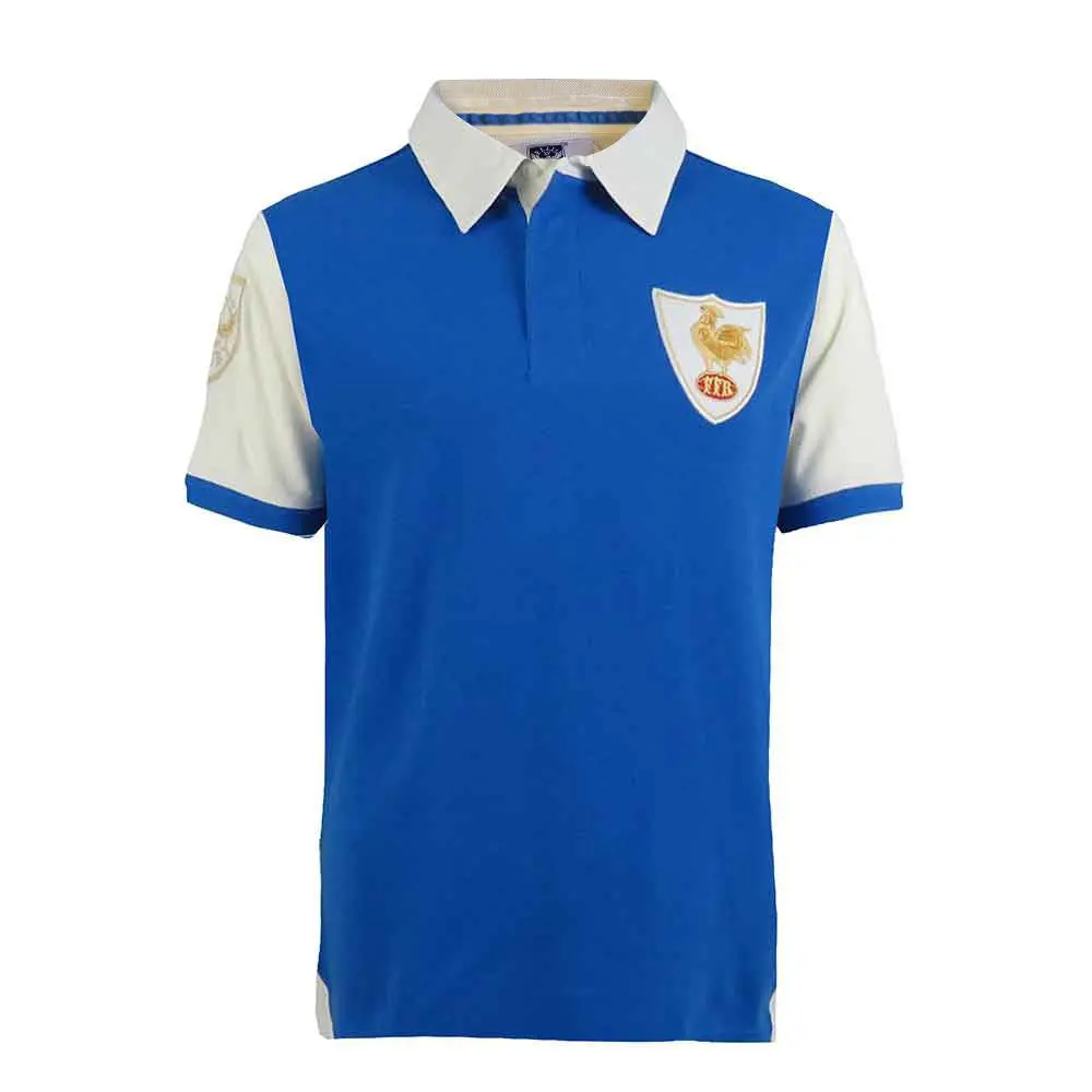 Retro France Rugby Shirt Polo Maillot de Rugby France