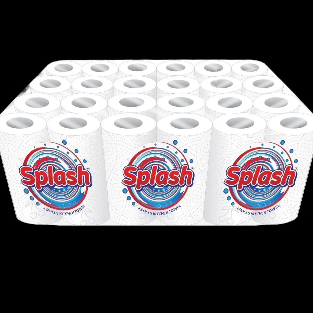 24 Rolls Splash itchen Rolls   ( Micro Absorbent Technology)
