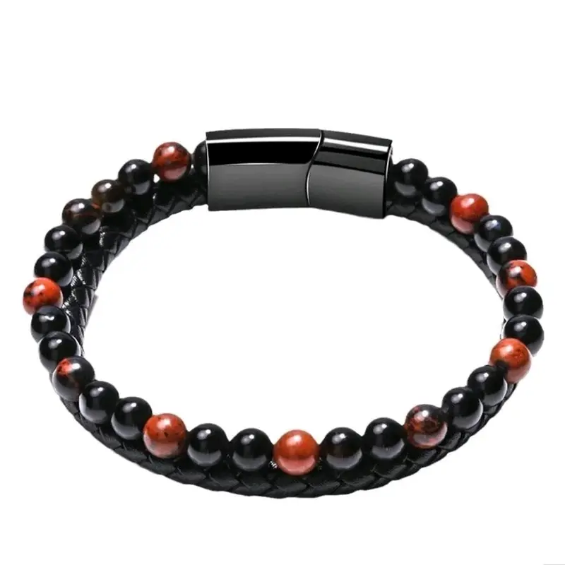 Beaded Bracelets Humanic + Pro MAXHematie Trio MAXHematie Natural Healing for mental health, weight loss, Adult Unisex 5