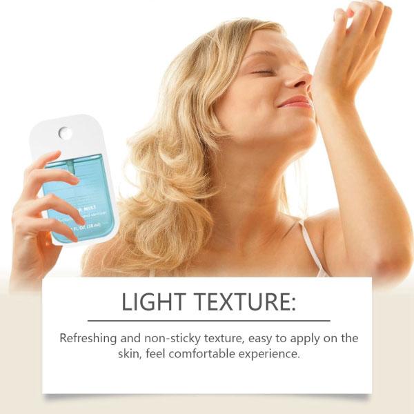 Mist Hydrating Hand Sanit-izer Spray for Adults - Aloe Flavor - Moisturize, Moisture 6