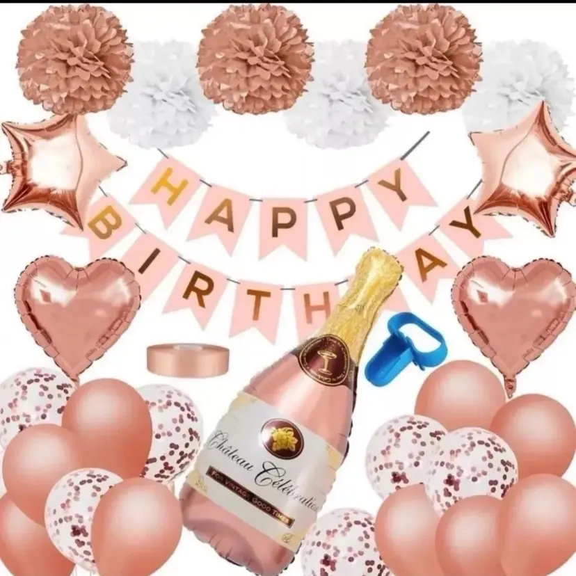Birthday ballon’s and decorations