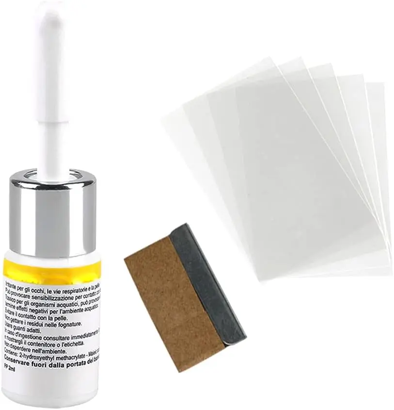 1pc, Windshield Repair Kit, Cracks Gone Glass Repair Kit Automotive Glass Windscreen Tool for Fixing Chips, Cracks and Star-Shaped Crack - Nano Fluid Filler Repair Kit Windshield Crack Repair Kit