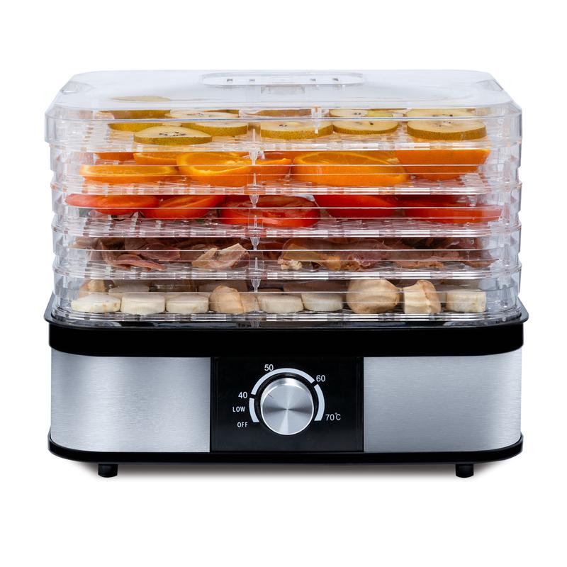 ARTECH Electric Food Dehydrator - 5 Tray Fruit Dryer Machine, 245W, Adjustable Temperature Control 40-70℃, BPA-Free Trays, Healthy Natural Snacks, Jerky, Fruits, Vegetables, Mushrooms, Herbs & Seeds 1