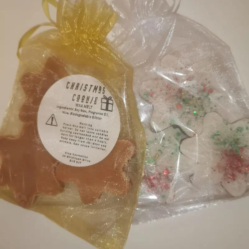 Was £2 CHRISTMAS WAX MELTS 50G Stocking Filler Teacher Present Secret Santa Strong Scent Pet Safe Gift Bag Home Fragrance Candle 3