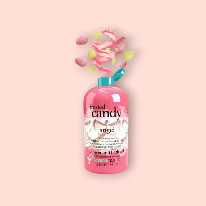 Treaclemoon Frosted Candy Angel 500ml Bath and Body Gel  Limited Edition Body Wash Scented Soap Body Care Daily 5