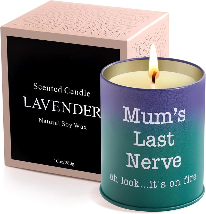 Product Introduction of Gifts for Mum, 10 Oz Mums Last Nerve Candles Gifts for Women, Mum Birthday Gifts, Birthday Presents for Mum, Best Mum Gifts for Mum on Her Birthday, Mothers Day, Christmas, Thanksgivings 2