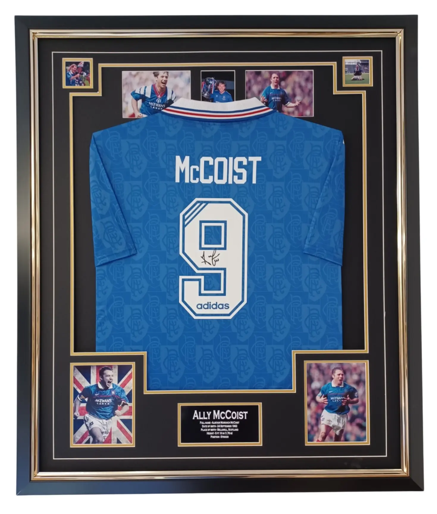 Ally McCoist of Rangers Signed Shirt