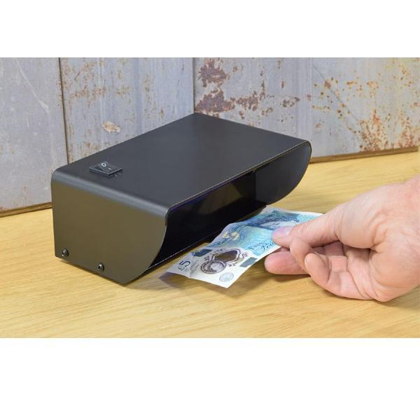 Money, Currency & Stamp Detector with Cable & Plug - Reliable Counterfeit Detection Note Checker - Counter Top 1