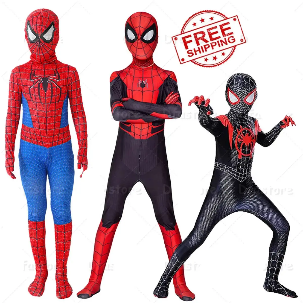 Kids SpiderMan Cosplay Costume Boys Tobey Maguire Outfit Jumpsuit Fancy Dress  Christmas sale, Christmas gift, Flash 50%off, Happy New Year sale