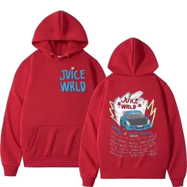 Product Introduction of Juice WRLD Hoodies Men Women Hooded Sweatshirts Fashion Hip Hop Casual Pullovers Black Streetwear Sweatshirts 1