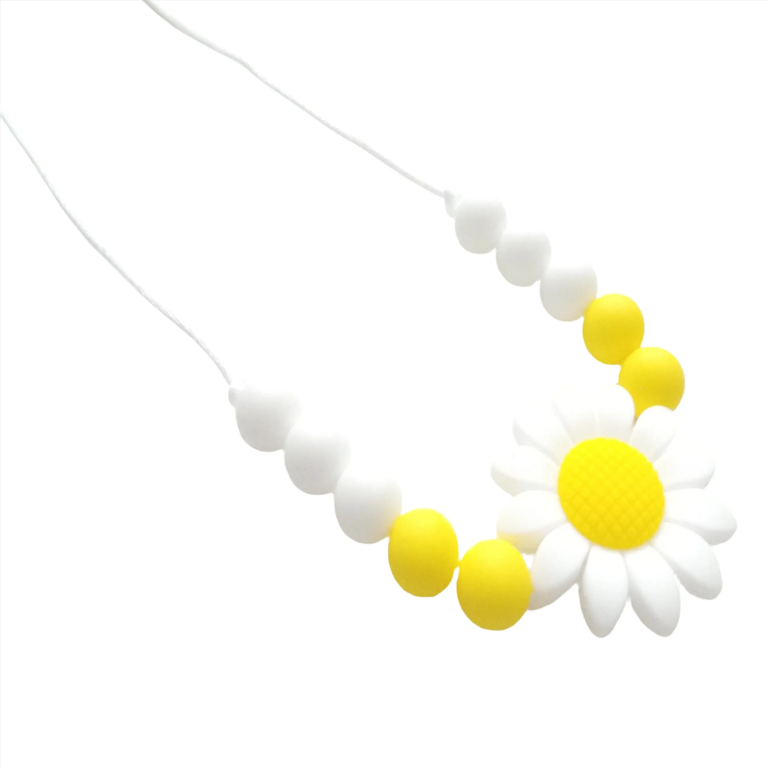 Kids Necklace- Silicone Daisy