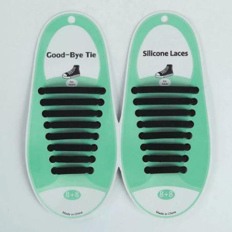 Comfortable Elastic Silicone Shoelaces for Kids and Adults - No Tie Lazy Trainers - Footwear 3