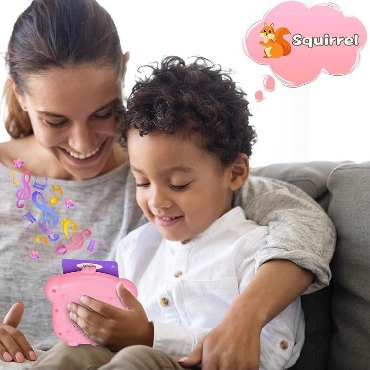 Talking Flash Cards,Preschool Learning Reading Machine with 384 Sight Words,Montessori Interactive Toys,Toddler Learning Early Educational Toys Gifts for Age 3+ Years Old Boys and Girls 6