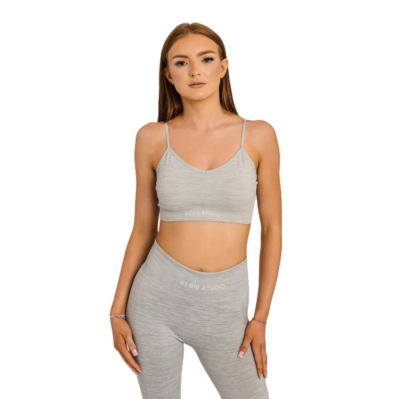 Women's Recycled - Multi-Sport Flex Bra - Grey Comfort Fit Comfortable Adjustable 0