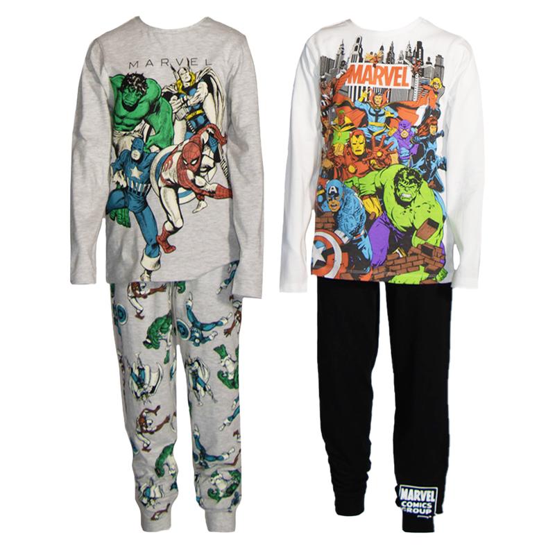 Character World Boys Pyjama Set - Superstar Designs, 2 Pack, 100% Cotton Sleepwear, Comfortable Elastic Waist & Cuffed Bottoms, Sizes 5-14 Years 5