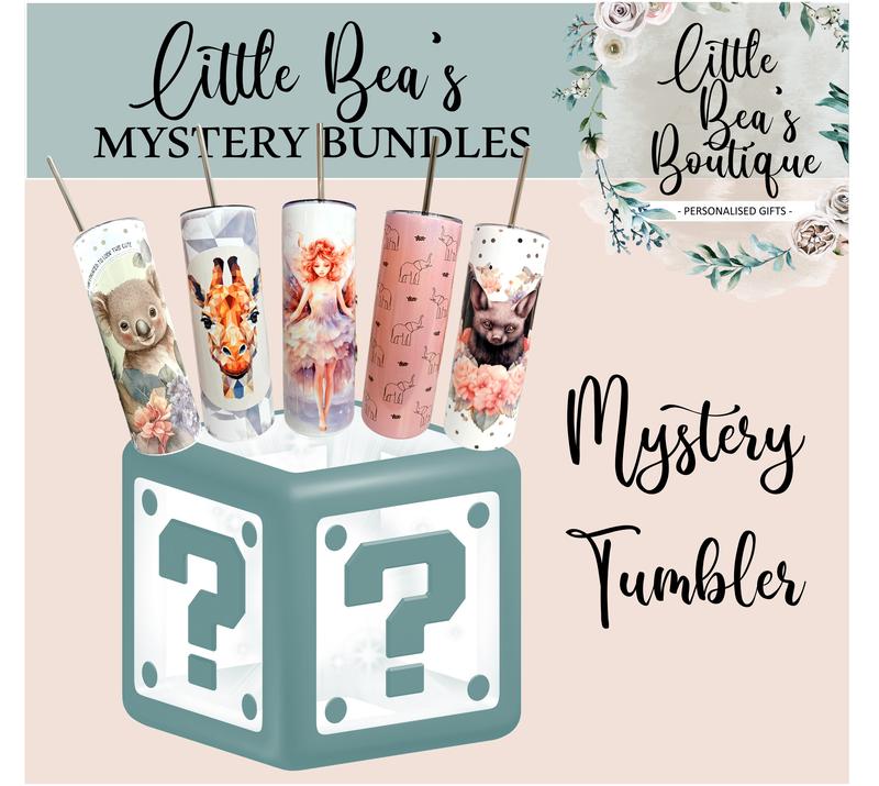 MYSTERY TUMBLER | Worth £20 | Drinkware & Stationery, Tumbler Water Bottle, Surprise Blind Tumbler - Tumbler Only 0