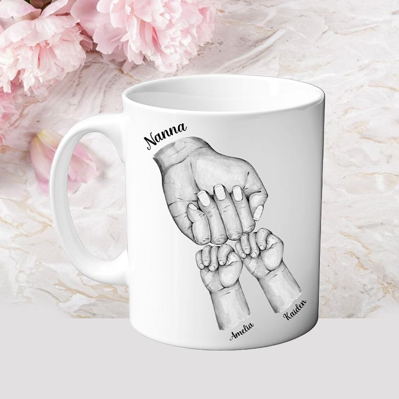 World's Best Nanna/ Nanny/ Gran Personalised Mug/ Cup Mother's Day Gift Double Sided Ceramic Reusable Coffee Drinkware Tumbler Reuse mothers cute 3