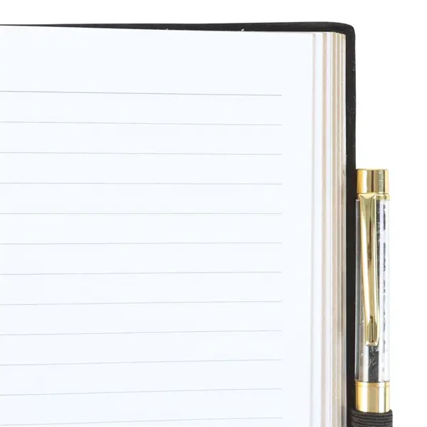 Astrology Wheel Journal with Black Obsidian Pen 3