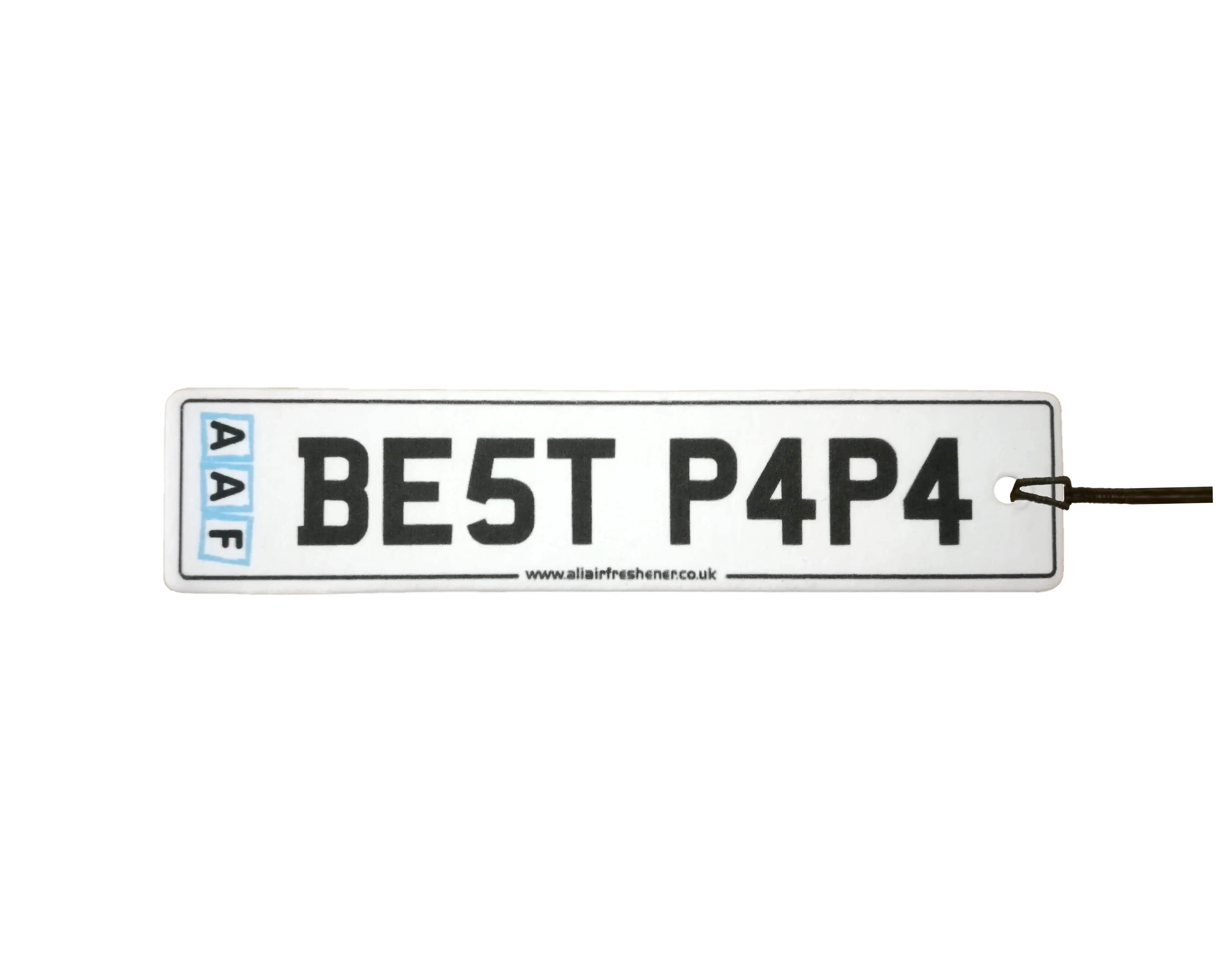 Best Papa Number Plate Car Air Freshener (Father's Day Gift)