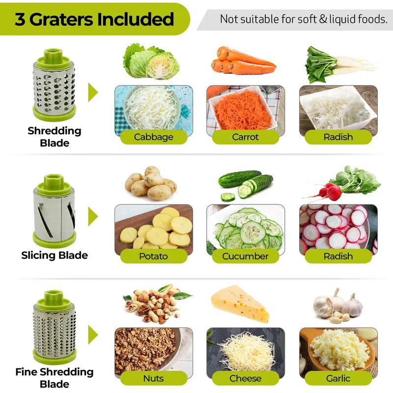 Top 3 Rotary Food Grater 1 Pack 4