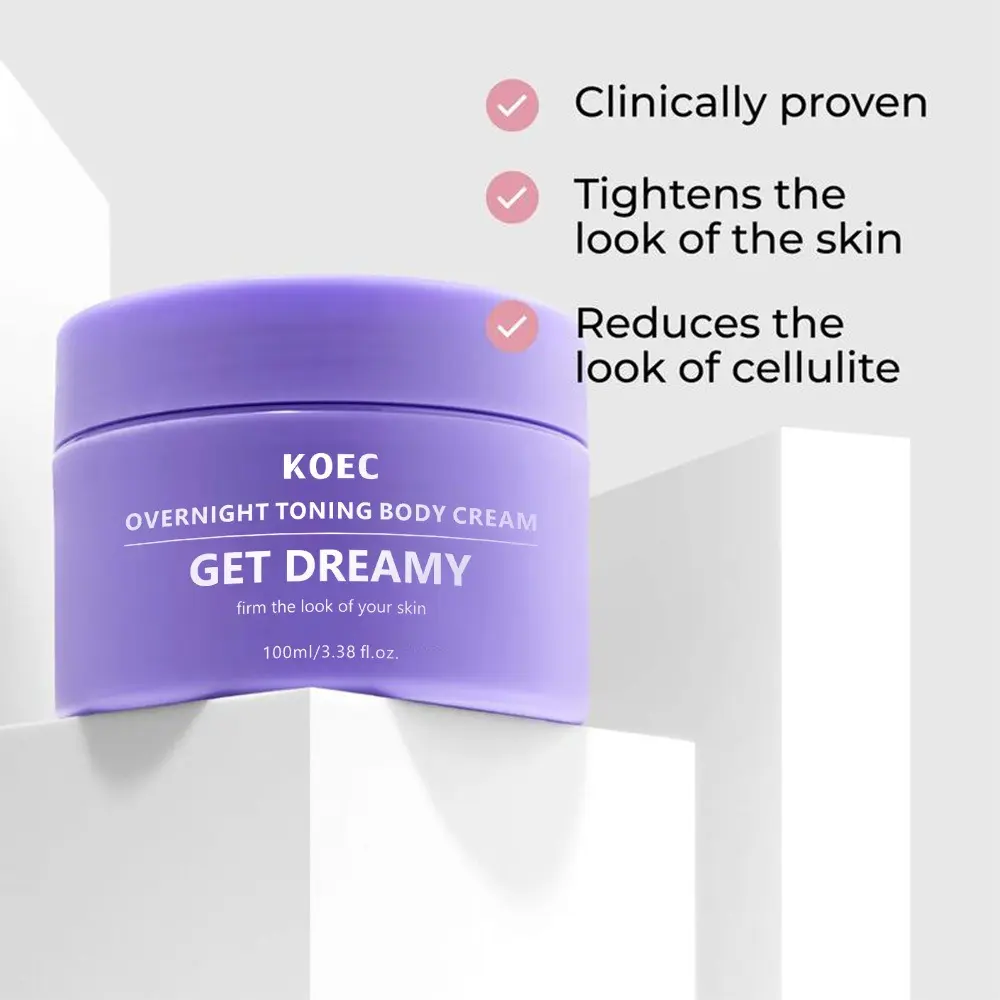 Overnight Toning Body Cream -GET DREAMY- Body Firming Whip, Body Cream 3.38 oz