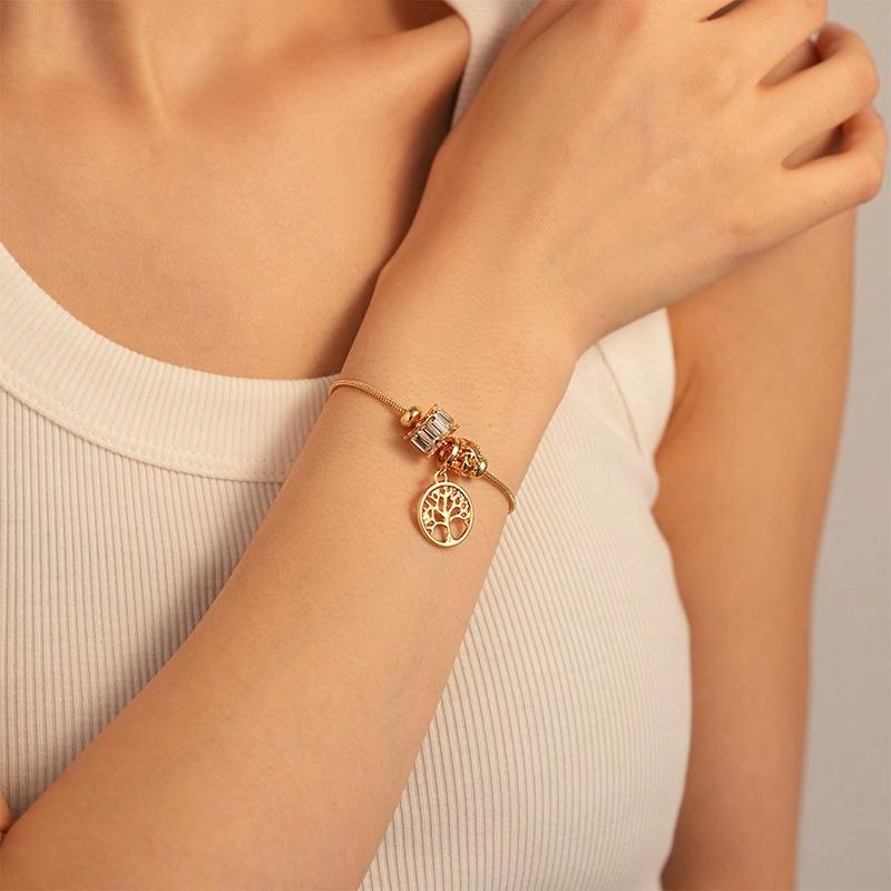 Product Introduction of 2025 Women Geo Charm Bracelet For Daily Valentine's Day 13