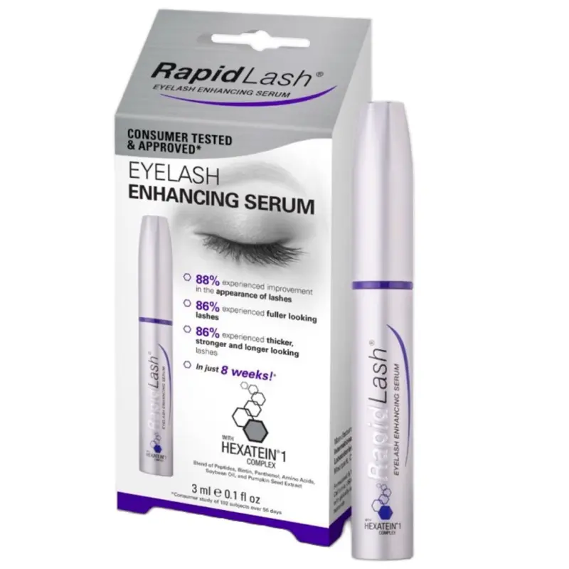 Rapid's Eyelash Enhancement Serum 3ml - Nourishing and Strengthening Lashes - Pumpkin, Oil, Comfort, Skin Care