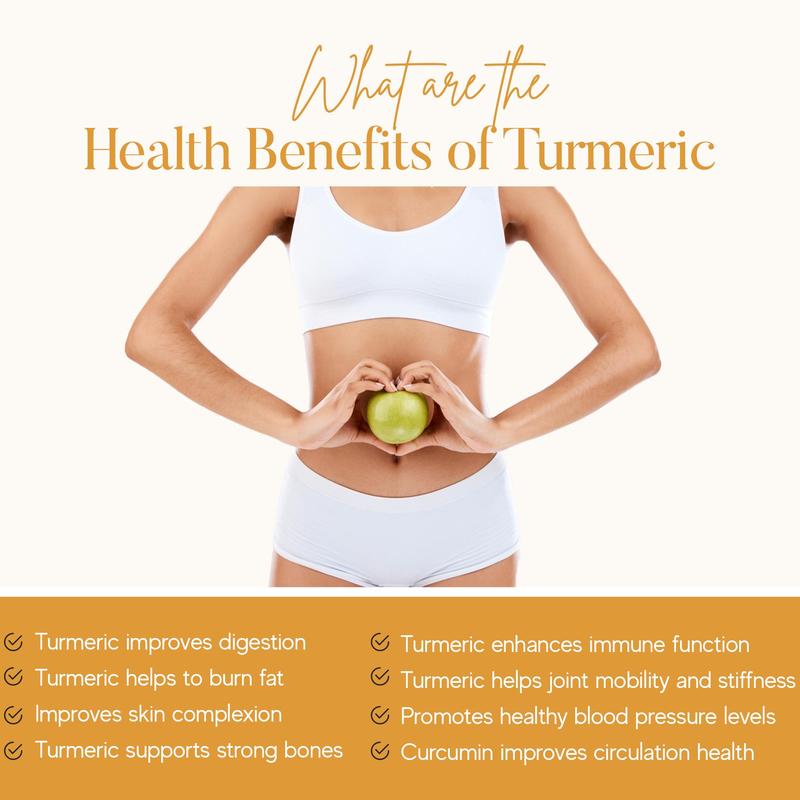 Spice Girls Ingredients Organic Turmeric Powder in Resealable Pouch - Authentic Indian Taste Flavor cinnamon 6s 4