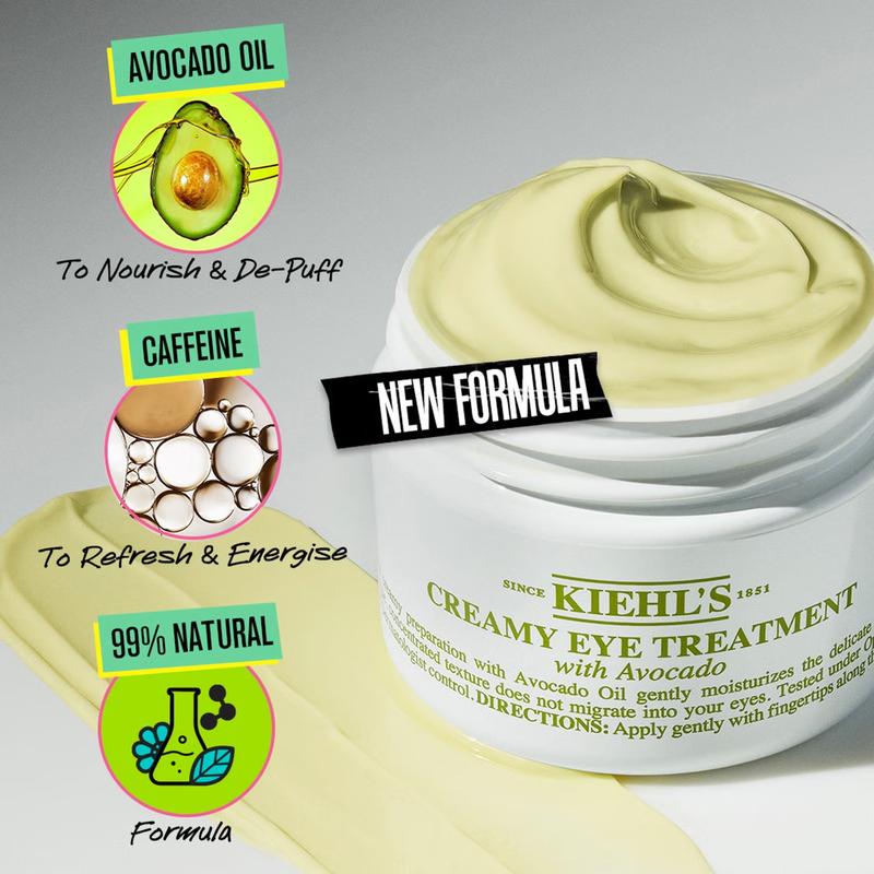 Hydrating & Nourishing Eye Cream with Avocado - Creamy Treatment for Comfortable Skin (Various Sizes) - Skin Care 2