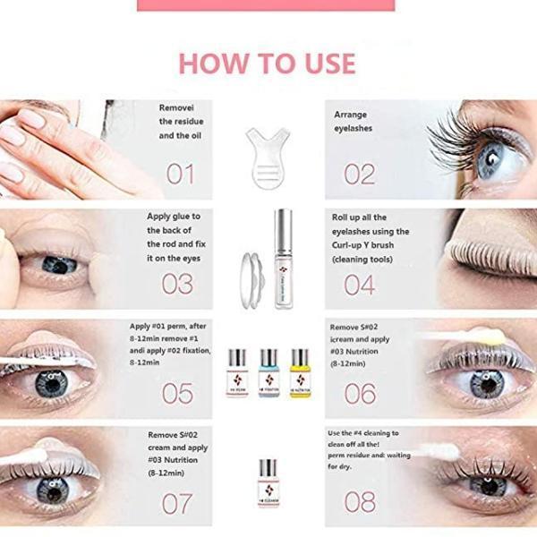 [UK SELLER]Lash Lift Kit,Eyelash Perm Kit,Lash Extensions Lash Curling Lash Lifting Kit Silicone Eyelash Extension Makeup Cosmetic 3