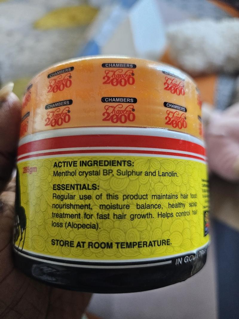 Product Introduction of CHAMBERS CHAPTER 2000 295g Haircare and Scalp Growth Treatment 1