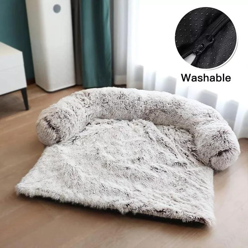 Dog Pet Calming Bed Sofa Warm Nest Washable Furniture Protector Mat Car Blanket 4