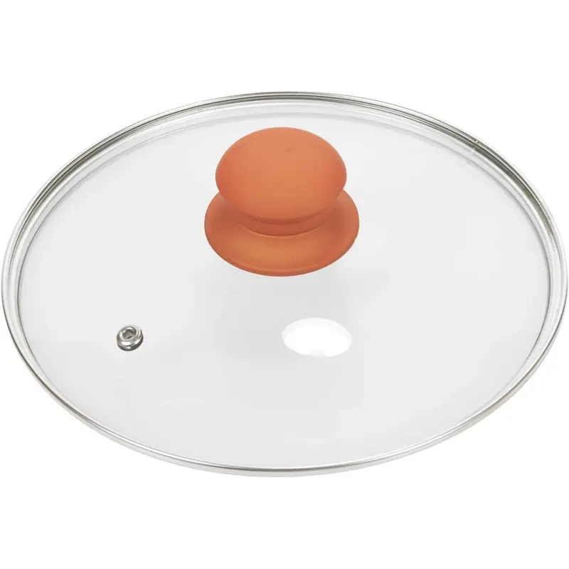 Ceramic Induction Casserole Dish Stockpot Pot Soup Stew Pan Glass Lid (Copper, 20cm + 24cm Set) Aluminium Cookware 4