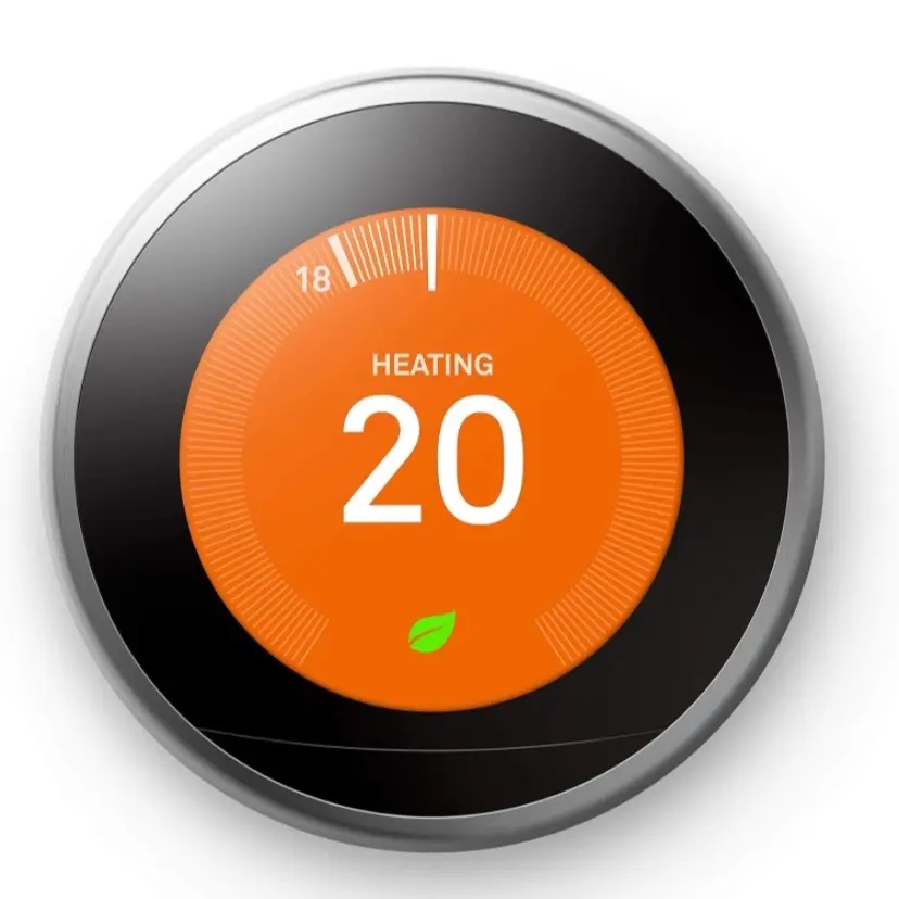 Google Nest Learning Thermostat 3rd Generation, Stainless Steel - Smart Thermostat - A Brighter Way To Save Energy
