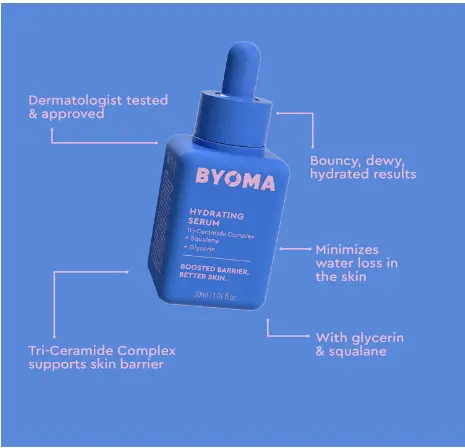 BYOMA Hydrating Serum For Face 30ml