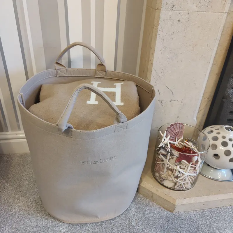 Personalised Felt Storage Basket 3