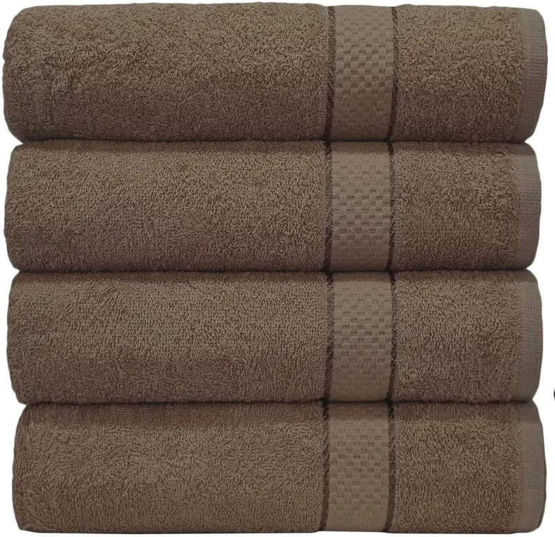 Bargain Bath Towel - Budget-Friendly 100% Egyptian Cotton - Super Soft - 80x140cm Absorbent Soft Sheet Smooth Plain luxury 6