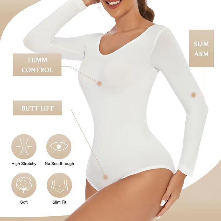 Product Introduction of Women  Long Sleeve Shaping Bodysuit 2025 [Hot Sale] 14