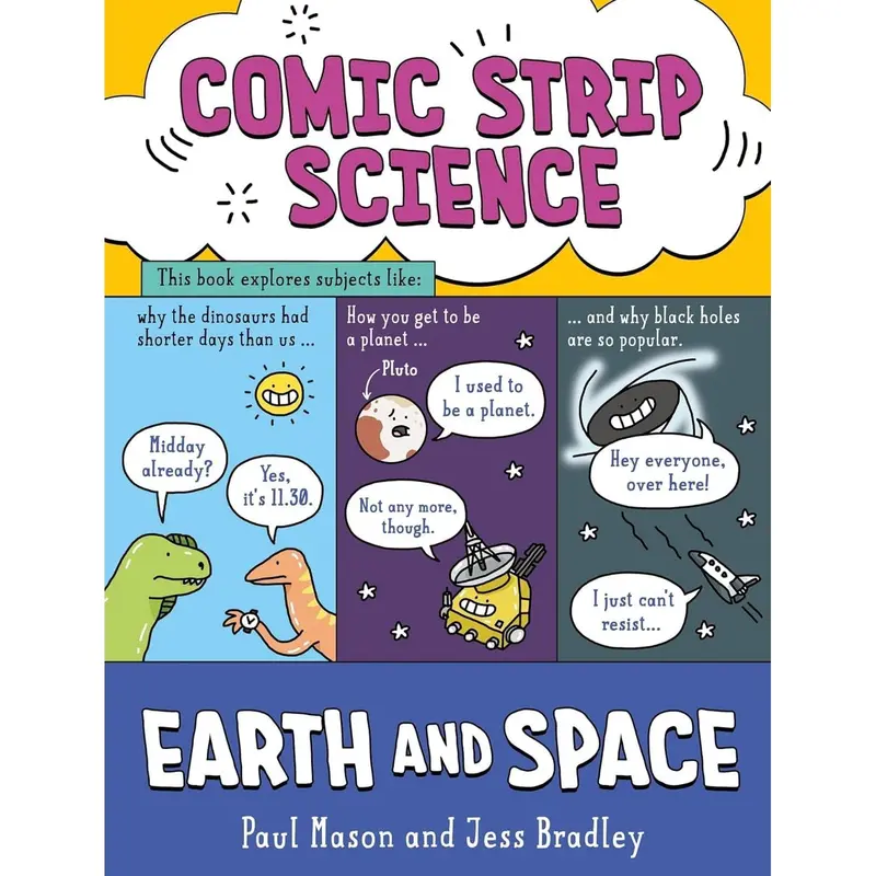 Comic Strip Science Series 4 Books Collection Set By Paul Mason (Biology, Physics, Earth and Space & Chemistry) 3