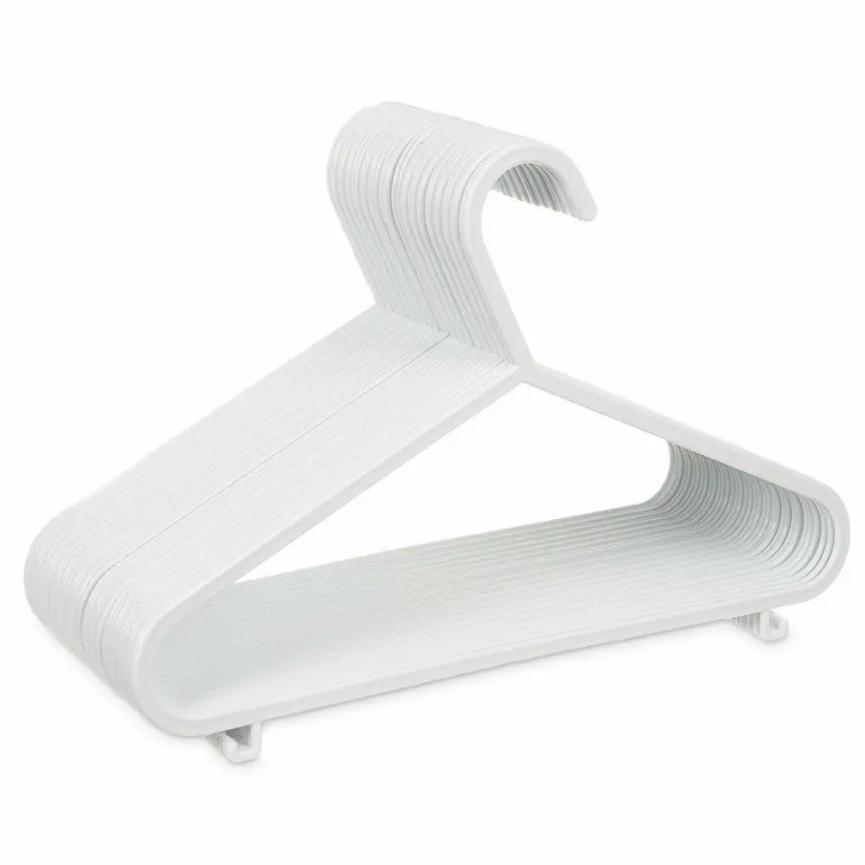 40 x BABY CHILDREN KIDS PLASTIC HANGERS Organiser Pack
