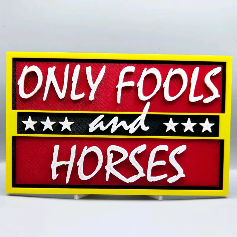 Only Fools And Horses Retro Plastic Sign, Vintage Gift 0