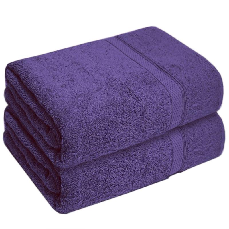 500GSM - 100% Cotton - Large Bath Sheets - 90x150cm Jumbo Size for Supreme Softness and Absorbency - Reusable Absorbent Bathroom Shower Gift Hotels Spas towels Smooth Bath Towel quality soft machine washable wear-resistant bundle disposable face thick dai 1