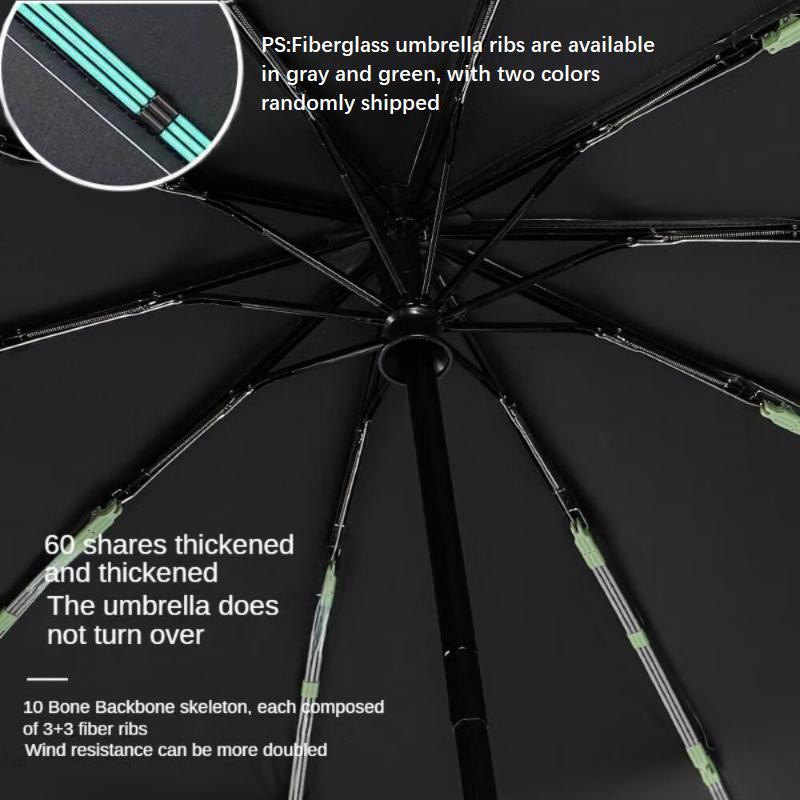 Automatic Windproof Folding Umbrella – Reinforced & Compact for Outdoor Travel [Fast UK Delivery] Lightweight 5
