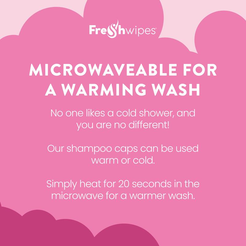 FreshWipes Rinse Free Shampoo Cap - an easy way to wash your hair without water! 8