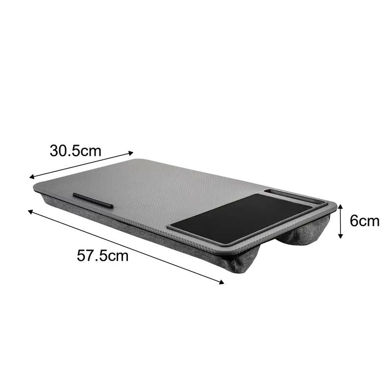 INCLUSIVE A.P  Laptop Tray 57.5x30.5x6cm Laptop Stand Lap Desk Large Laptop Stand with Cushion Suitable for Bed and Sofa Includes Mouse Pad Space-Saving Design 1