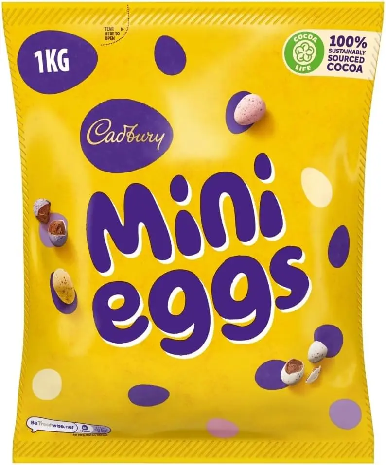 Easter Chocolate Mini Eggs 1kg Bag – Perfect for Egg Hunts, Thank You Gifts & Sweet Surprises